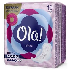 OLA! Прокладки женские гигиенические ультратонкие для нормальных выделений шелковистые 10 шт/упак.
