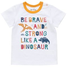 Футболка artie, размер 86, белый