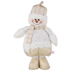 Фигурка золотая коллекция снеговик 22х10х40 см Lefard 476-127