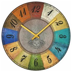 SvS Настенные часы SvS 3001072 Loft Буйство красок СВС