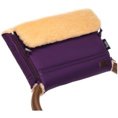 Nuovita Муфта меховая для коляски Alpino Pesco viola/фиолетовый
