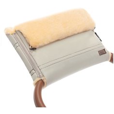 Nuovita Муфта меховая для коляски Alpino Pesco beige/бежевый