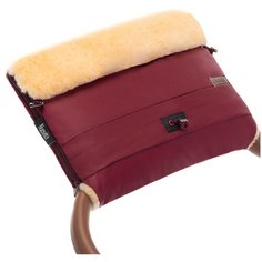 Nuovita Муфта меховая для коляски Alaska Pesco bordo/бордовый