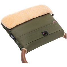 Nuovita Муфта меховая для коляски Alaska Pesco khaki/хаки