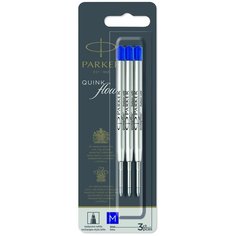 Стержень шариковый Parker QuinkFlow Z08 2119152 M 1мм синие чернила блистер 3шт