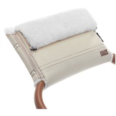 Nuovita Муфта меховая для коляски Alpino Bianco beige/бежевый