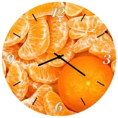 SvS Настенные часы SvS 3001667 Kitchen Дольки апельсинов СВС