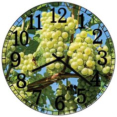 SvS Настенные часы SvS 4001312 Kitchen Виноград СВС