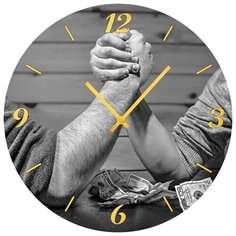 SvS Настенные часы SvS 3501889 Армрестлинг на деньги СВС