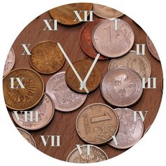 SvS Настенные часы SvS 3501935 Рубли мелочью СВС