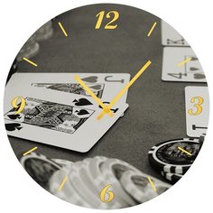 SvS Настенные часы SvS 3001655 Покер СВС