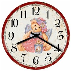 SvS Настенные часы SvS 3001083 Kids Мишка СВС