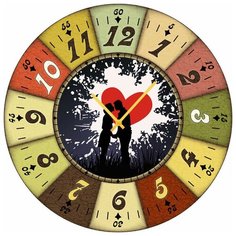 SvS Настенные часы SvS 3002311 Любовь двоих СВС