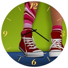 SvS Настенные часы SvS 3502076 Кеды и чулки СВС