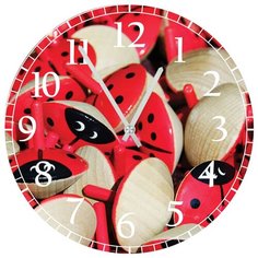SvS Настенные часы SvS 3001211 Kids Мухоморы с глазами СВС
