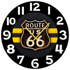 SvS Настенные часы SvS 3002383 Route US 66 СВС