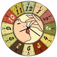 SvS Настенные часы SvS 3002320 Ест вишенку СВС