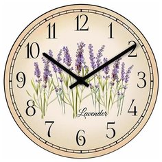 SvS Настенные часы SvS 3001166 Lavender СВС