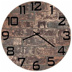 SvS Настенные часы SvS 4002798 Кирпичная стена СВС