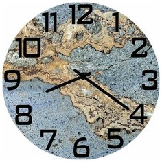 SvS Настенные часы SvS 3502861 Рельефный рисунок СВС