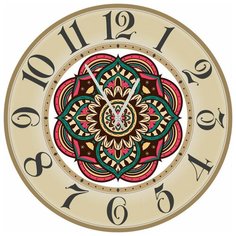 SvS Настенные часы SvS 3002895 Круговой узор СВС