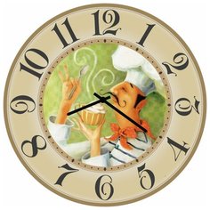 SvS Настенные часы SvS 3502701 Повар на дегустации СВС