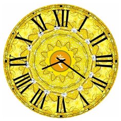 SvS Настенные часы SvS 4002848 Птичка в цветах СВС