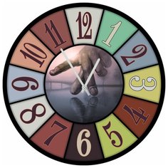 SvS Настенные часы SvS 3002766 Пальцы в рамке СВС