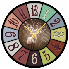 SvS Настенные часы SvS 4002769 Волшебный олень СВС