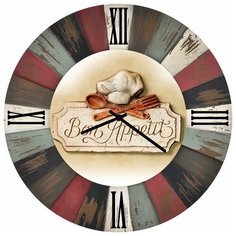 SvS Настенные часы SvS 3502710 Bon Appetit СВС