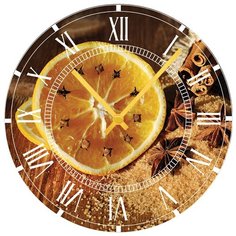 SvS Настенные часы SvS 3501282 Kitchen Оформленный лимон СВС