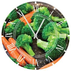 SvS Настенные часы SvS 4001292 Kitchen Брокколи СВС