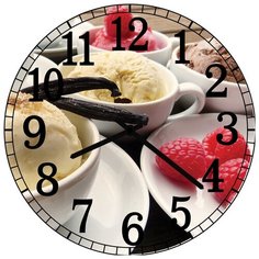 SvS Настенные часы SvS 3501316 Kitchen Сладости и фрукты СВС