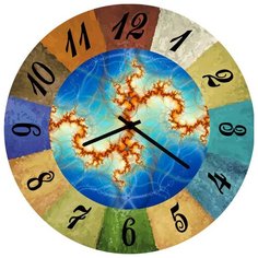 SvS Настенные часы SvS 3502107 Электрический разряд СВС