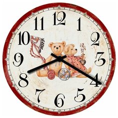 SvS Настенные часы SvS 4001090 Kids 2 мишки СВС