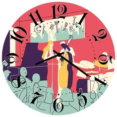 SvS Настенные часы SvS 4001765 Выступление музыкантов СВС