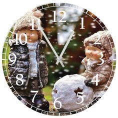 SvS Настенные часы SvS 3501212 Kids Мальчик с девочкой СВС