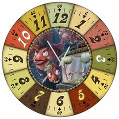 SvS Настенные часы SvS 3002319 Монстры СВС