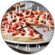 SvS Настенные часы SvS 4001729 Kitchen Пирог с клубникой СВС