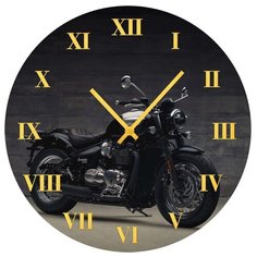 SvS Настенные часы SvS 3001977 Красивый байк СВС