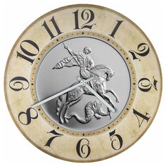 SvS Настенные часы SvS 3001327 Символика Воин на коне СВС