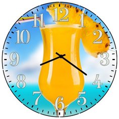 SvS Настенные часы SvS 3002093 Kitchen Ананасовый фреш СВС