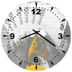 SvS Настенные часы SvS 3001687 100 евровые купюры СВС