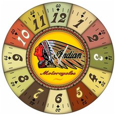 SvS Настенные часы SvS 3002416 Indian Motorcycles СВС
