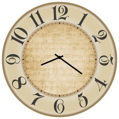 SvS Настенные часы SvS 4002143 Ноты СВС