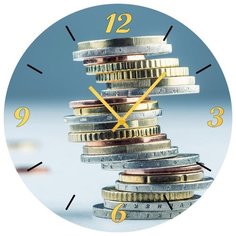 SvS Настенные часы SvS 3001681 Монеты СВС