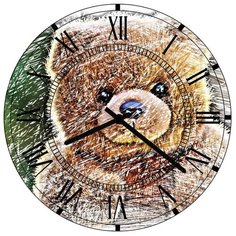 SvS Настенные часы SvS 3501127 Kids Медвежонок СВС