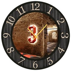 SvS Настенные часы SvS 3502207 Стены с цифрами СВС
