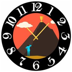 SvS Настенные часы SvS 3002556 Мечтатель вершин СВС