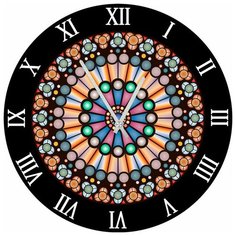 SvS Настенные часы SvS 4002821 Круговой узор СВС